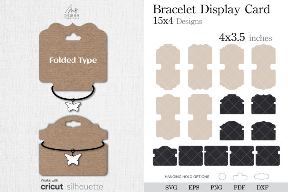 Download Bracelet Jewelry Display Card SVG - Display card Collection