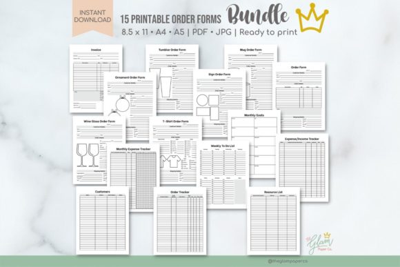 Download Crafters Business Bundle, Order Forms - Business bundle Collection