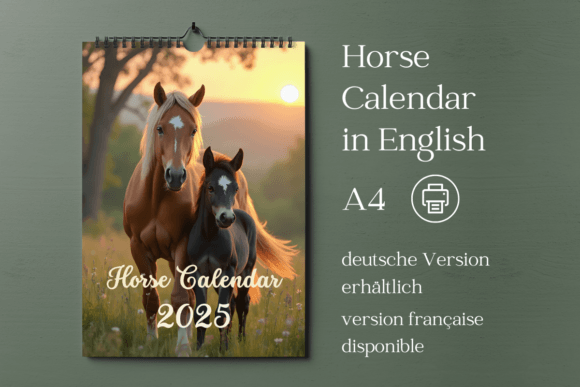 Download Beautiful Horse Calendar 2025 - Premium Resources