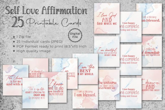 Download Self Love Quotes Printable Cards - Printable cards Collection