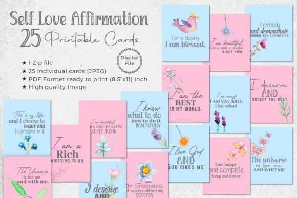 Download Self Love Quotes Printable Cards - Printable cards Collection