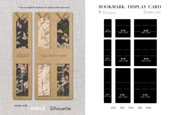 Download Bookmark Display Card SVG,Resin Bookmark - Display card Collection