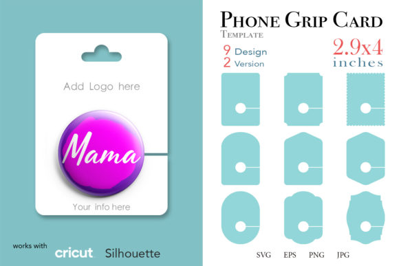 Download 18 Phone Grip Display Card Template - Display card Collection