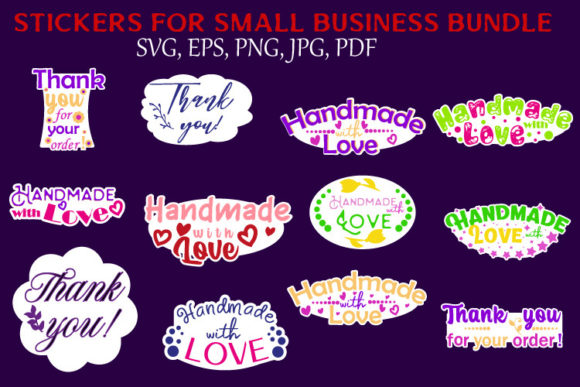 Download 12 Stickers for Business Bundle - Business bundle Collection