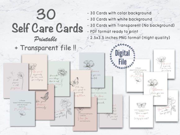 Download Self Care Affirmation Printable Cards - Printable cards Collection