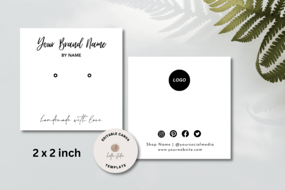 Download Custom Jewelry Display Card Template - Display card Collection